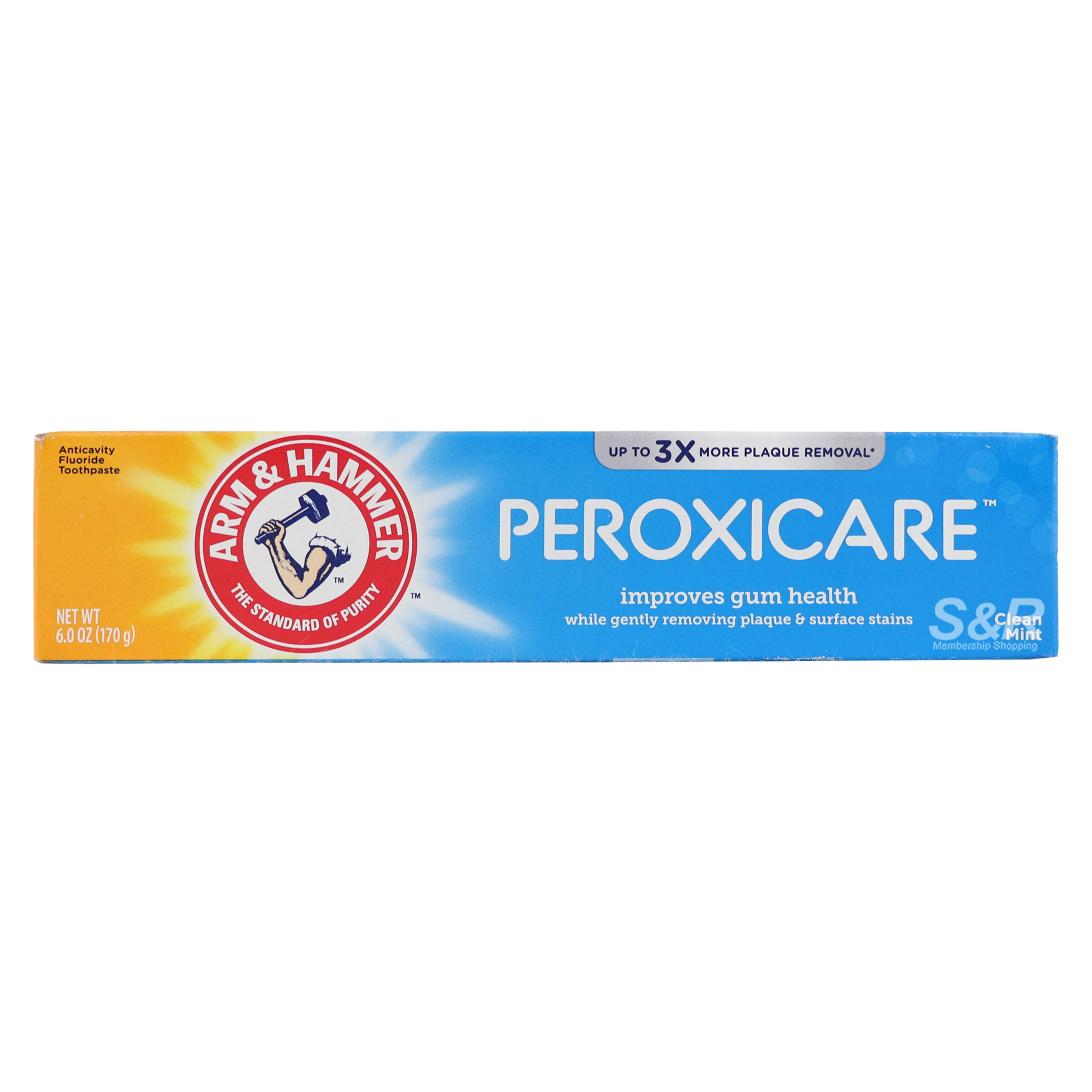 Arm & Hammer PeroxiCare Gum Health Fluoride Anticavity Toothpaste 170g